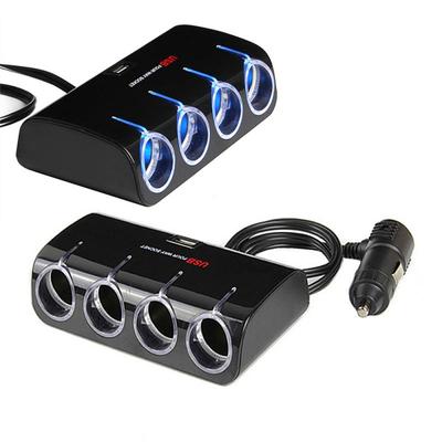 Adaptador de cargador de coche 3.1a 100w, duradero, portátil, de alta potencia, accesorios universales para coche, encendedor de coche, cargador de coche de 12v-24v