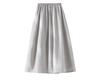 Rong Tai Women's Spring 2026 A-Line Cotton Skirt - Breathable Elastic Waist with Large Hem