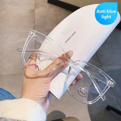 New Computer Glasses Frame Women Men Anti Blue Light Square Eyewear Blocking Glasses Optical Spectacle Eyeglass