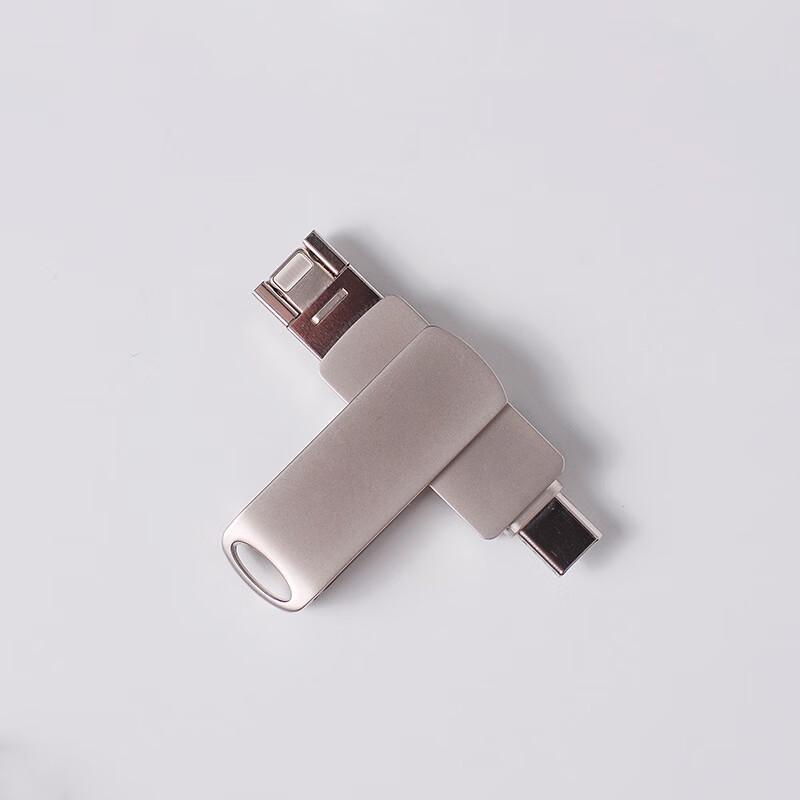 OLOEY 4-in-1 Rotating OTG USB 3.0 Flash Drive 128GB