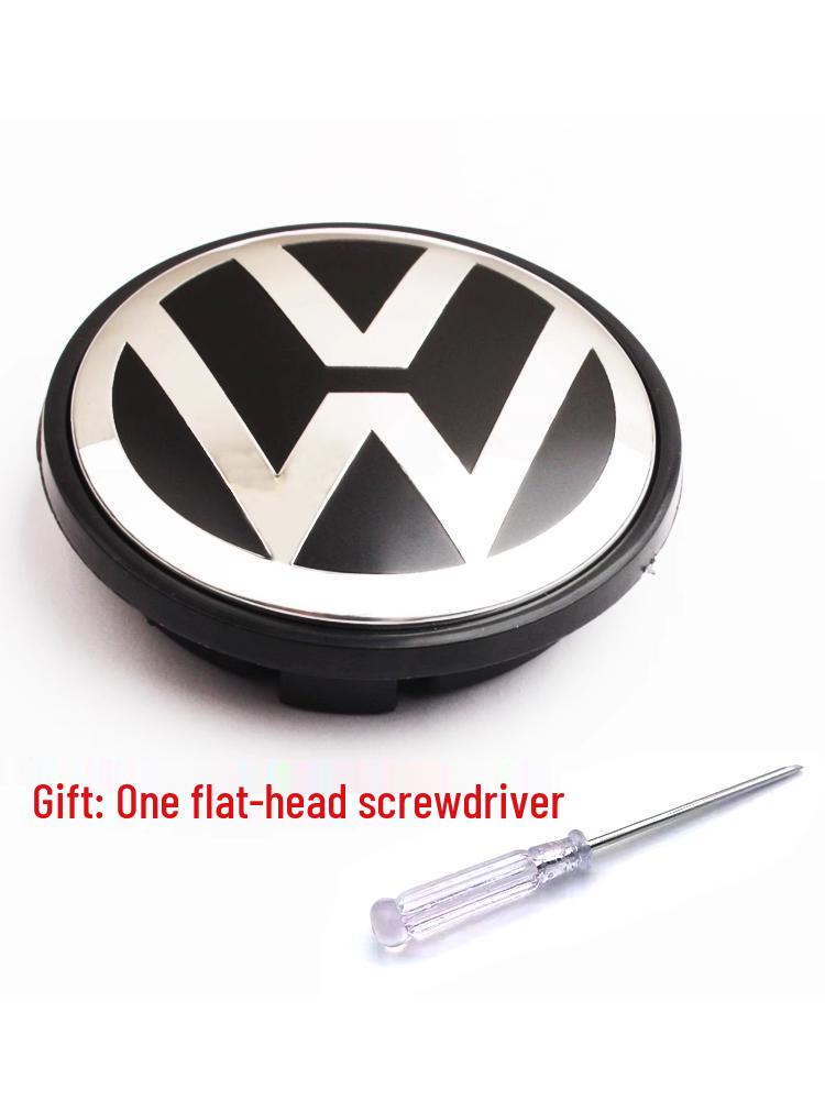 Compatible Wheel Hub Cap for Volkswagen Lavida, Polo, Tiguan, CC, Passat, Magotan, Sagitar, Jetta, Bora.