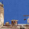 Blue Dots Wallpaper, Small Detail for Living Room and Bedroom 50x1000