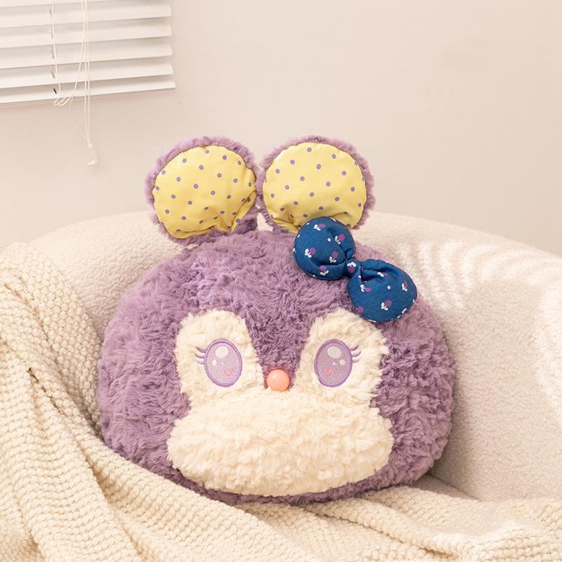 Polka Dot Bunny Pillow Blanket 2-in-1 Cute Bunny Sofa Cushion Girly Heart Birthday Gift Pillow 4032cm Blanket 100160cm 1980₽