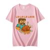 LaLaLa Lava Chicken Jockey Funny Meme T Shirt High Quality Fashion Oversized Tshirt Unisex Unisex Casual Short Sleeve Tshirts