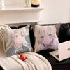 1pc Anime Asobi Asobase Characters Pillow Case Fashion Square Pillowcase Bedroom Sofa Room Ins Decoration Leisure