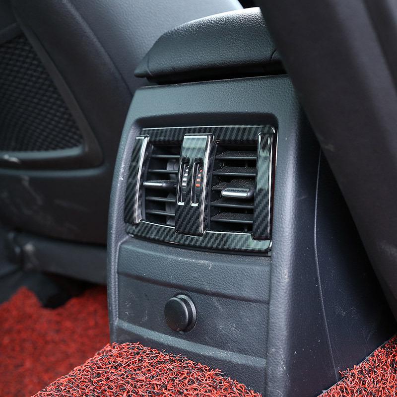 ABS Chrome Rear Seat Air Condition Outlet Cover Frame Trim For BMW 1 3 4 Series GT F30 F34 316li320li 2013- Car Accessories