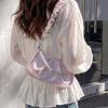Folded Cloud-shaped Design for A Bag. Women's Fashionable Bag for The Armpit. Single Shoulder Strap Crossbody Bag.