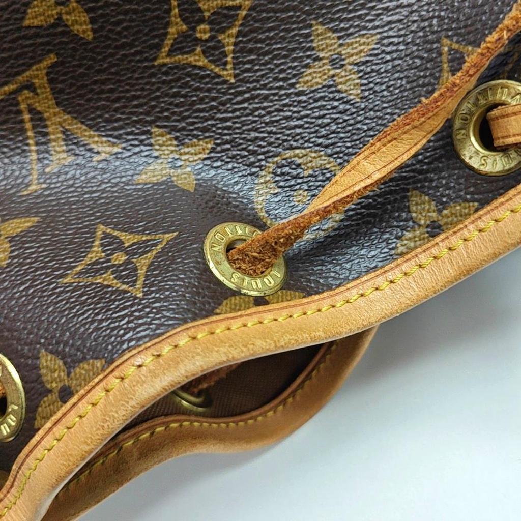 [Pre-Owned] Noe Bb Classic Monogram Coated Canvas And Leather Drawstring Bucket Bag Crossbody Shoulder Bag Small - Fair #1LWHXWX