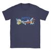 Novelty Frutiger Aero World Design TShirt Men Crew Neck Pure Cotton T Shirts  Short Sleeve Tees Original Tops