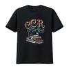 Creedence Clearwater Revival Riverboat Print T Shirt Rock Band Vintage Washed Versatile Graphic Comfortable Streetwear