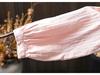 Autumn Cotton Lace Stand Collar Artistic Patchwork Age-Reducing Shirt