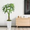 Keeplush Tree of Height 120cm Fake Green Large Houseplant Fake 18 Branches and Leaves Photocatalyst Air Purifier Deodorizer Antibacterial White Luxury