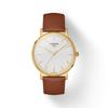 Leather Strap Silver Dial Men's Fashion Watch T109.410.36.031.00