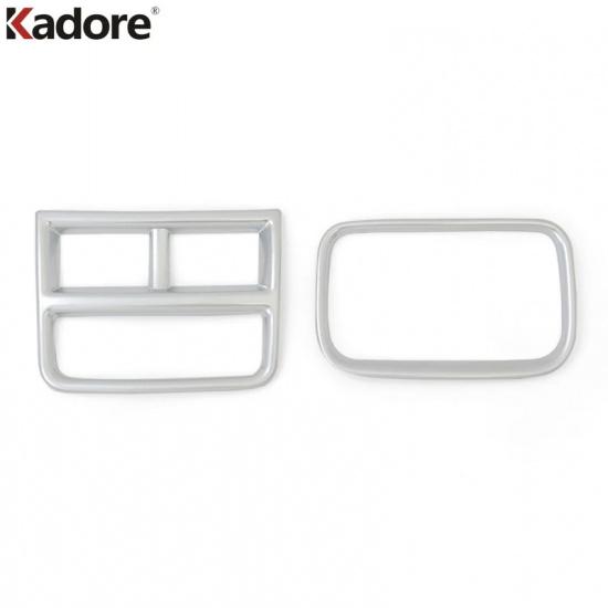 For Cadillac XT5 2016 2017 ABS Matte Car Armrest Rear Seat Air Condition Vent Outlet Cover Molding Trim Interior Accessories