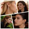 Women's Fringe Earrings  No Piercing Required  Long Chain Earrings for Women  Stainless Steel Clip-On Earrings