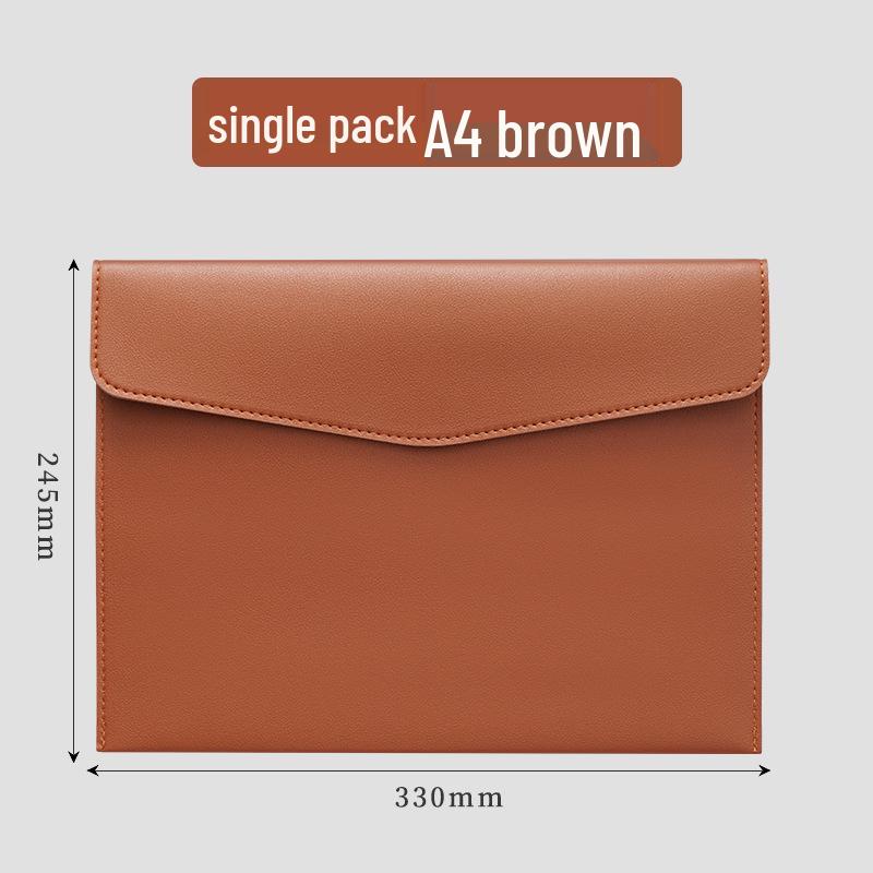 A4 Leather Business Conference Folder with Custom Logo