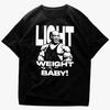 Muscles Man Cotton TShirt Fitness Streetwear Black Mens Muscle Baby Lightweight