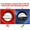 Car Accessories Black Auto Gas Tank Cap And Door Handle Cover Fit For BMW R55 MINI Clubman Cooper S 2007–2014 And R56
