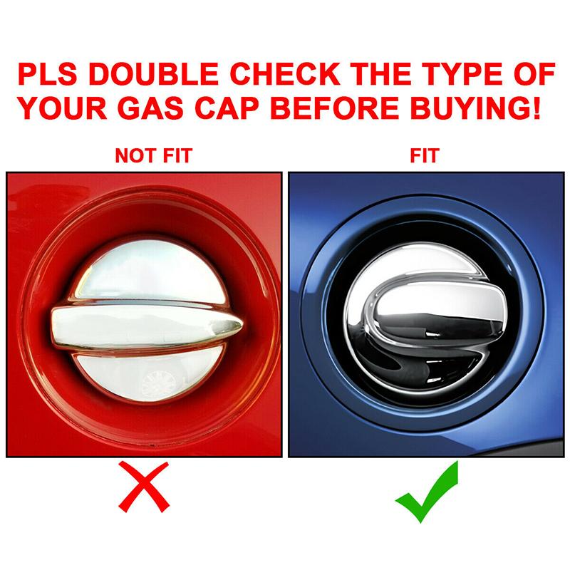 Car Accessories Black Auto Gas Tank Cap And Door Handle Cover Fit For BMW R55 MINI Clubman Cooper S 2007–2014 And R56