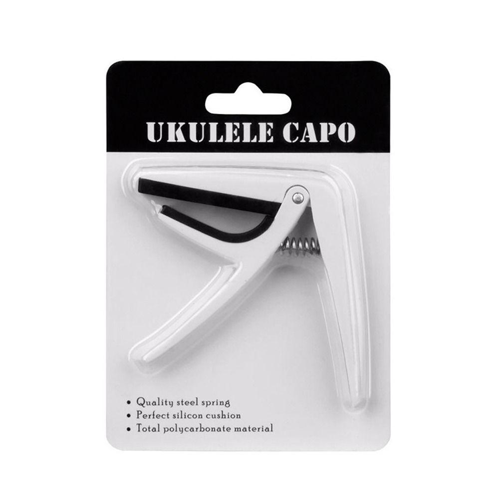 

Белый Универсальный Каподастр для Укулеле Красный Зажим для Тона Укулеле Настроечный Зажим Электрический белый