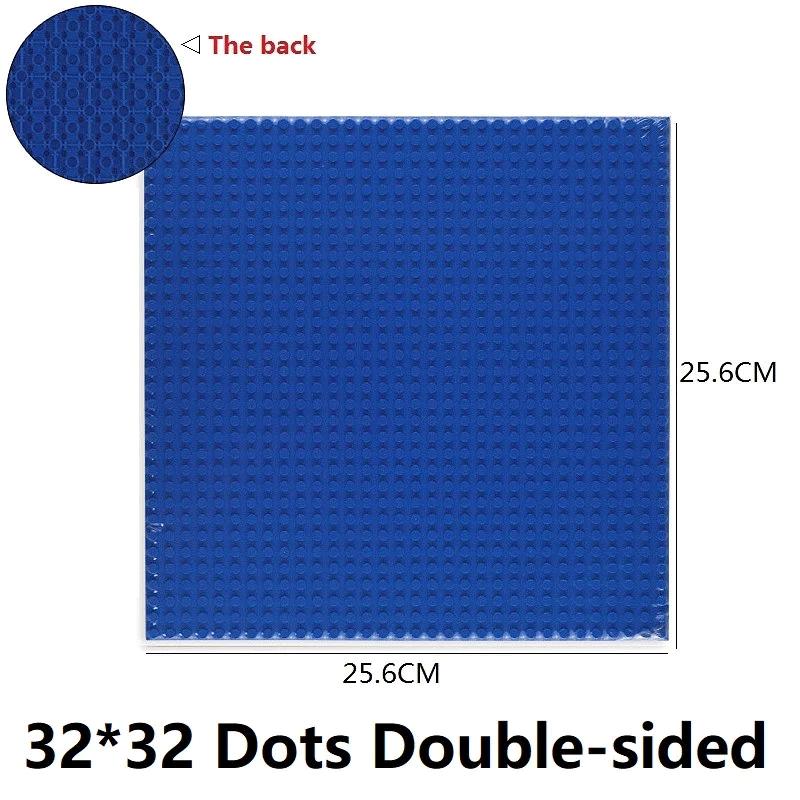 32x32 32x16 Dots Classic Building Blocks Base Plate MOC DIY Plastic Colorful Classic Brick Compatible for City Figures Kids Toy