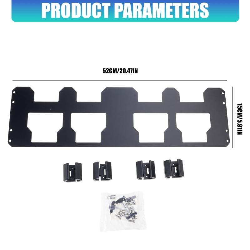 High Strength Carbon Steel Mounting Plate For Cases Including Direct Storage Expansion Ability