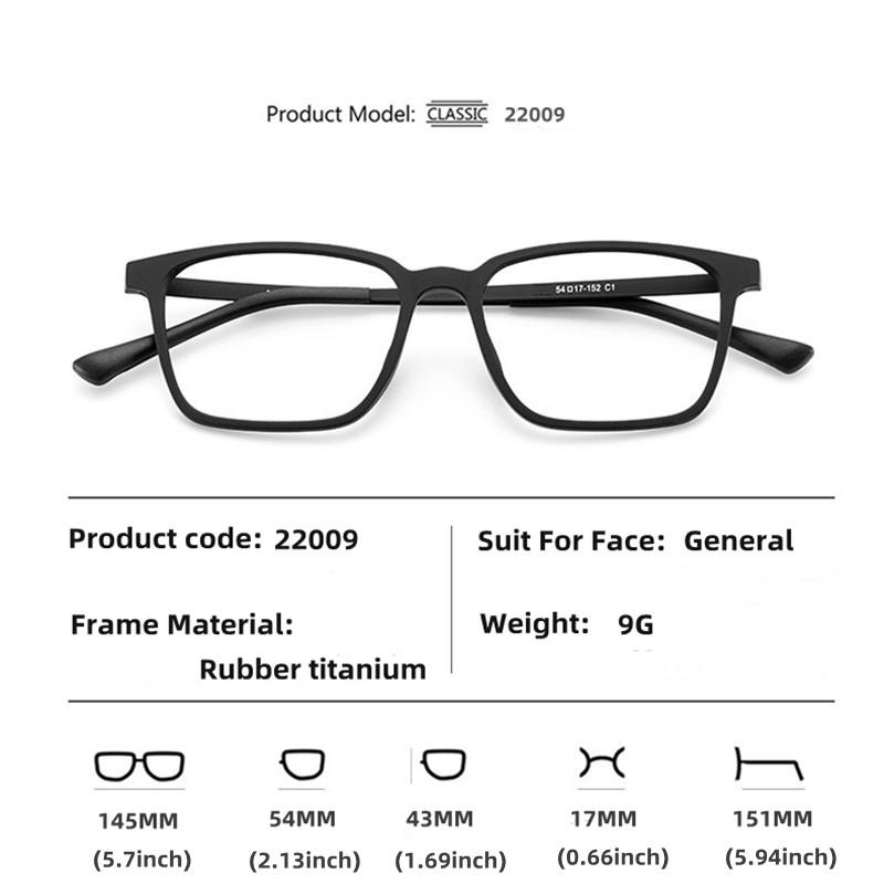 Pure Titanium Anti Blue Light Reading Glasses for Men with Diopter 100 150 200 250 300 350 400 High Quality Presbyopia Eyewear