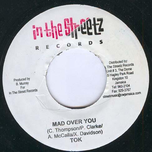 

7inch Record T.O.K. MONSTER TWINS Mad Over You Dip Wine NONE In The Streetz Jamaica Reggae Ska Dub Used