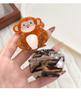Schnauzer Monkey Acetate Hair Claw Clip - Women's Headwear & Styling Accessory