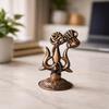 Hochwertiges Metall-Shiv-Trishul mit Damroo-Showpiece für Auto-Armaturenbrett, Heim-Tempel & Schreibtisch | Shiva-Trishul |