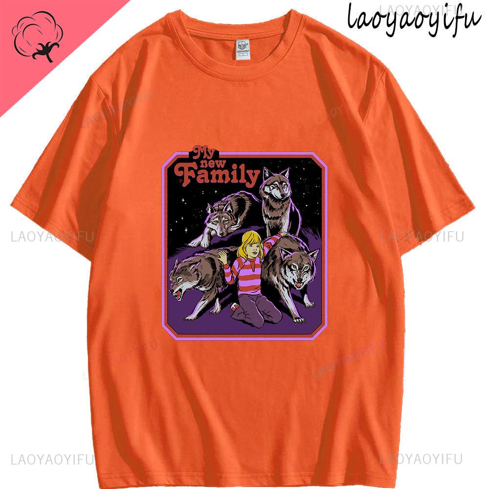 My New Family Theme 100Cotton Mens Womens Summer Shortsleev Fashion New Outdoor Clothes Casual Simple Round Neck Tee
