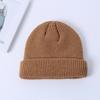 Winter Warm Unisex Soft Knitted Beanie Hat Solid Color Street Outdoor Sport Cap