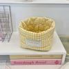 Plaid Heart-pattern Suitable for Storing Skincare Products, Cosmetics, Small Items, Etc. Ideal for Home Decoration, Vacation, and School Use.