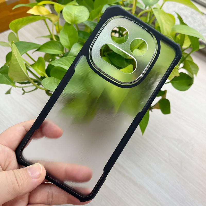 For Vivo iQOO 13 ,iQOO 13 Pro Case Xundd Airbag Shockproof Semi-transparent PC TPU Frame Back Anti-knock Laser Pattern Cover For Vivo iQOO 13