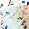6 Stück Pflanzen Flüstern PVC Lesezeichen Set Natur Pflanzen Blumen Transparent Markierer Seite Notizhalter Schule Lesen Geschenk
