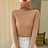 Women's Seamless Slimming Turtleneck Knitwear - Autumn & Winter Velvet Base Layer Sweater.