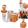 Christmas Gingerbread House Gift Box With Candy Decor For Holiday Celebrations