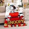 3D-Printed Classic Comic Theme Snoopy Fluffy Blanket Home Decor Collection: Sofa Throws & Shawls, Camping Blankets