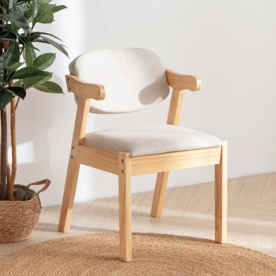 Nordic Solid Wood Chair Home Oak Backrest Dining Chair Leisure Office Comfortable Sedentary Bedroom Study Desk Stool
