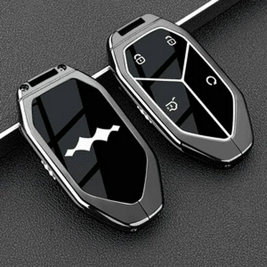 Equation Leopard Key Case for Model 8 and 5 - High-End Male Car Buckle Shell