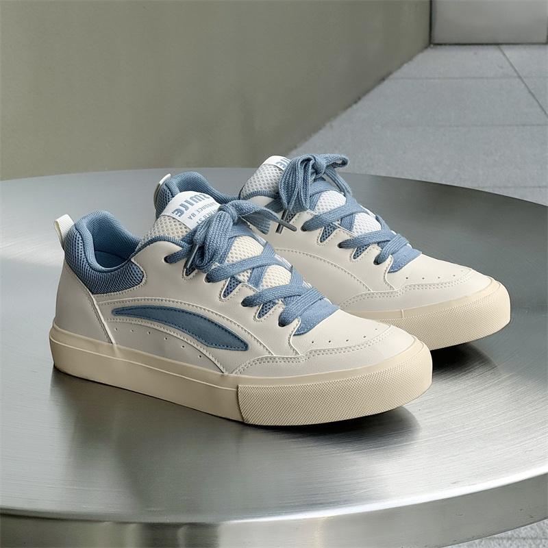Fashion 2025 Chunky Sneakers Autumn Fashion Low Top Lace Up Skateboard Shoes Comfortable Flat Casual Walking Student Tenis Masculino