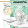 Clip On Fan with Magnetic Base USB Fan 360 degrees  Rotation Horizontal and Vertical, 3 Speeds and Quiet Operation, 3