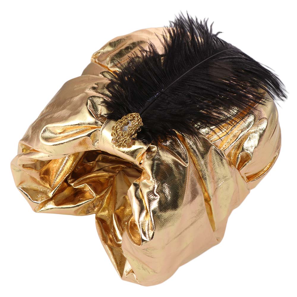 Dress Up Indian Pleated Cap Arabian Hats Sultan Costume Headwear Costume Accessory
