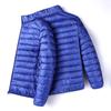 50 down jackets can be opened 24 autumn and winter new men's stand-up collar baseball jacket light and warm