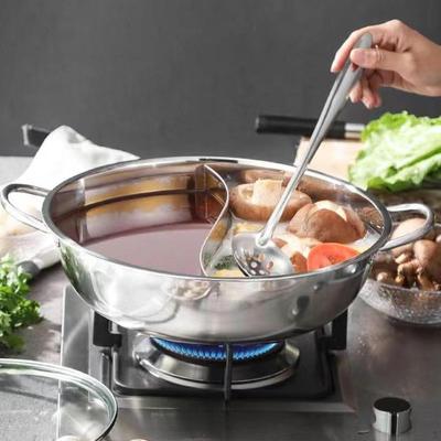 Edelstahltopf mit Fächern für Familienfeiern