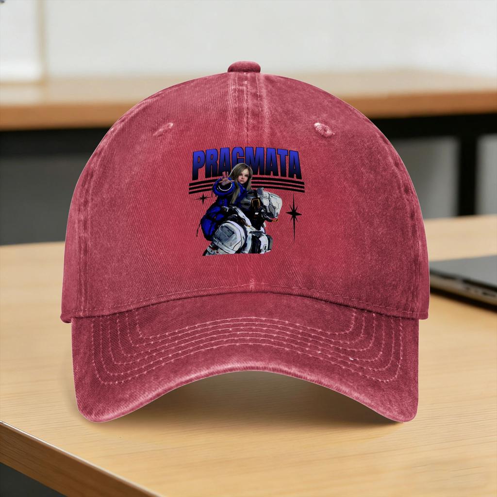 Pragmata Sun Baseball Cap UnisexTeens Custom DIY Trucker Hat Summer yk Cool Kpop Rock High Quality Baseball Caps