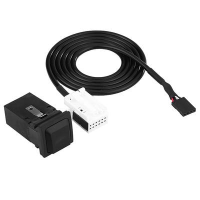 Car USB AUX Audio Cable Switch & Cable For RCD510 RCD310  Golf GTI R MK5 MK6 Jetta 5KD035724