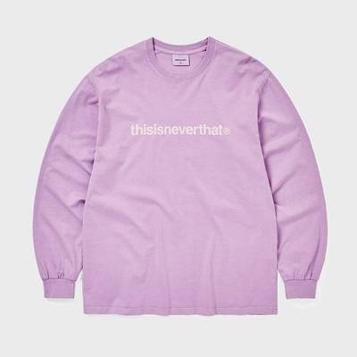 ThIS IS Never ThaT T Logo L S Tee pLum
