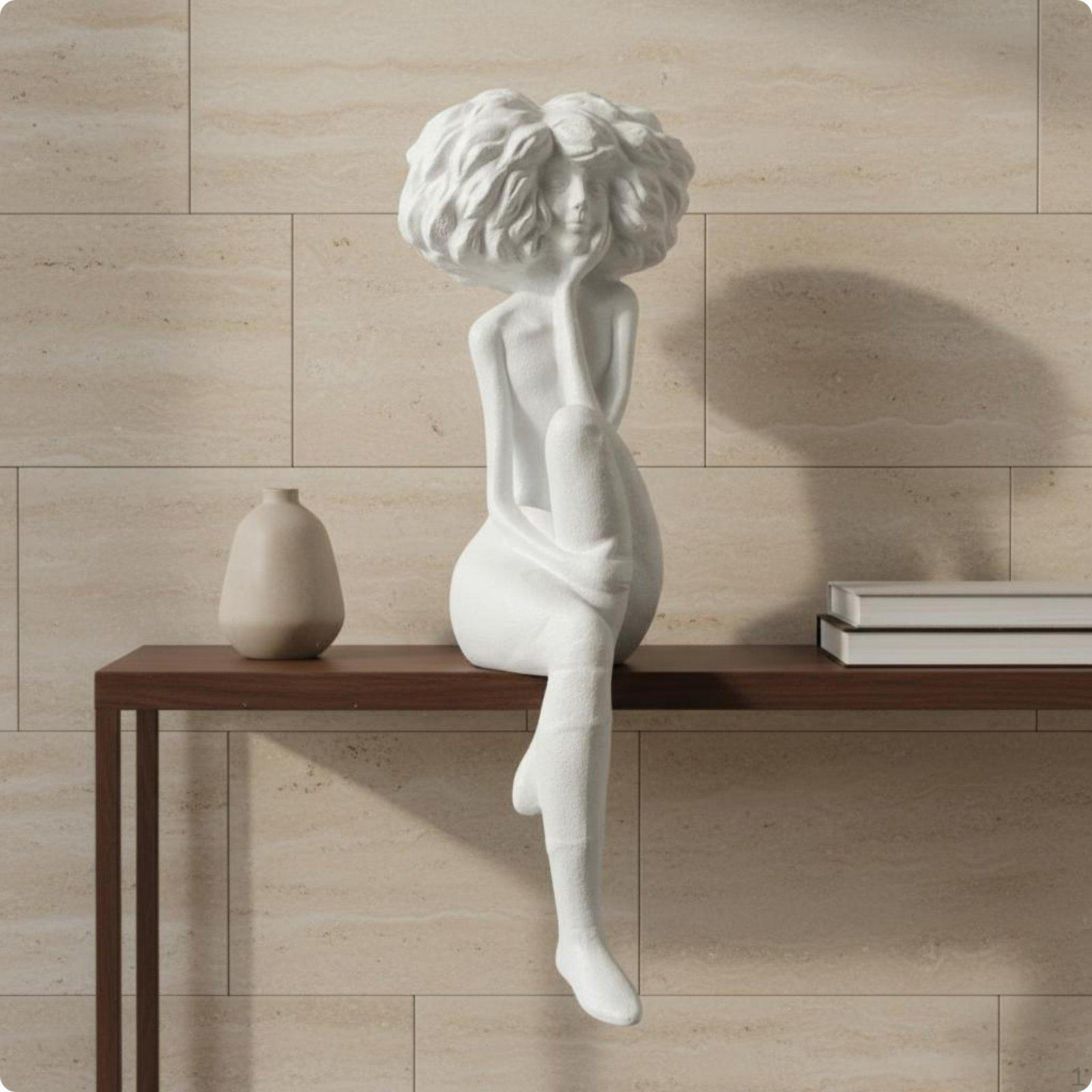 Abstract Woman Statue Modern Minimalist Sculpture