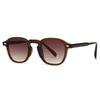  Ins Popular Fashion Square Sunglasses Women Retro Rivets Black Tea Shades UV400 Men Sun Glasses
